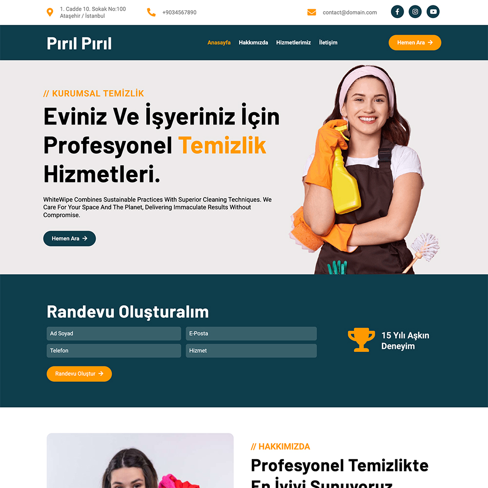 Ev Ofis Temizlik Şirketi Hazır Site